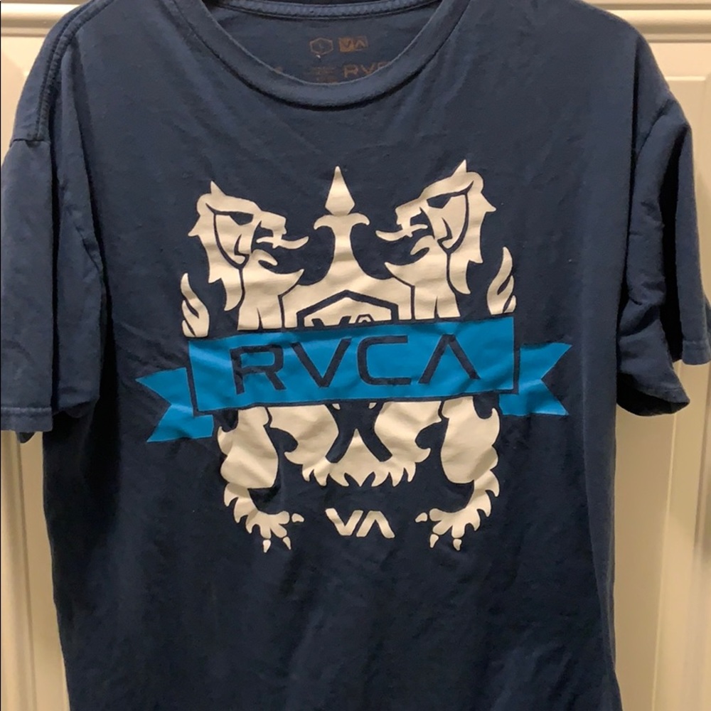 Blue RVCA shirt